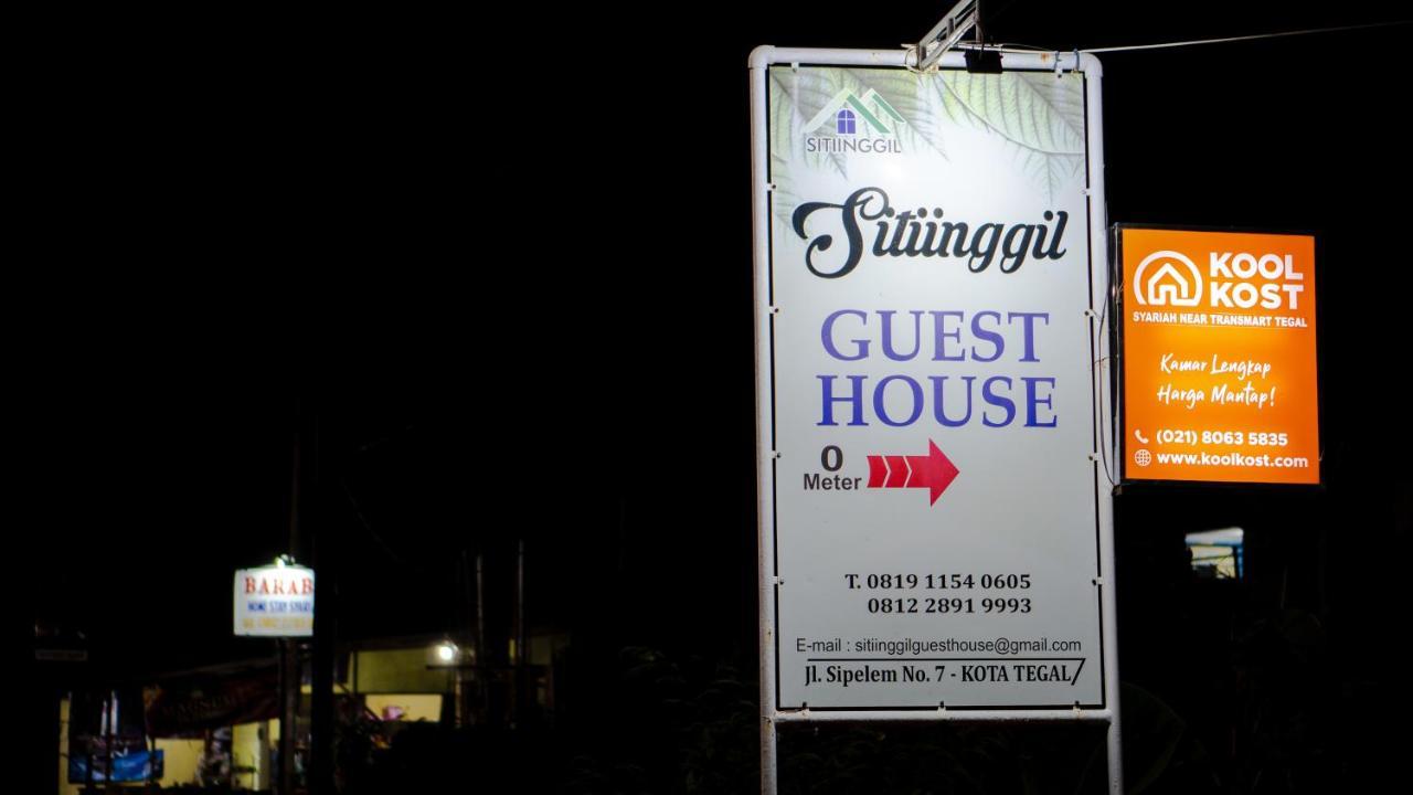 Sitiinggil Guest House Syariah Tegal  Dış mekan fotoğraf
